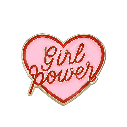 Girl Power Enamel Pin